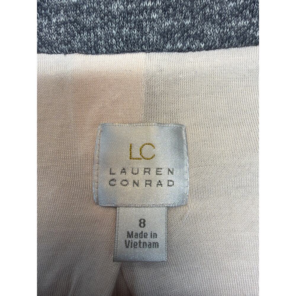 Lauren Conrad Blazer Heather Grey 3/4 Sleeves Size 8 - Picture 3 of 8